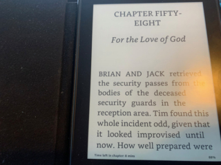 Kindle image of Chapter 58, For the Love of God in From Terror to Valor: Echoes and Shadows, by John Mulhall.